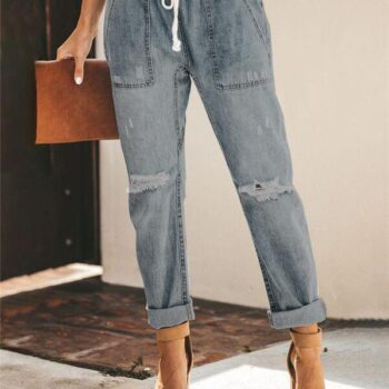 Women’s Classic Urban Fashion Denim Bottoms Jeans Skinny Pants | For Women
