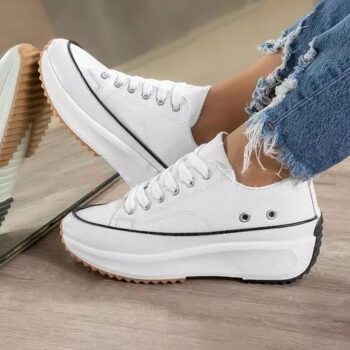 Women’s Lace-up Flats Flat Heel Sneakers
