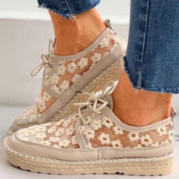 Women’s Retro Mesh Flat Casual Shoes