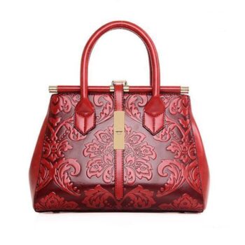 Women PU Leather Retro Embroidery Handbag | For Women