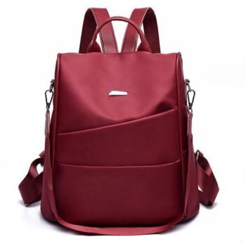 Women Anti-theft Backpack Oxford Solid Multi-function Shoulder Bag*Women’s Fashion*