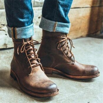 Vintage Goodyear Handmade Genuine Leather Boots