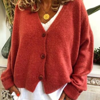 Winter Knitted Blend Casual Long Sleeve Sweater**