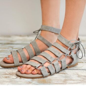 Woman’s 2019 Summer New Style Casual Gladiator Beach Flat Sandals