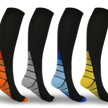 Unisex Sports Compression Socks (6 Pack) Best Medical, Running, Nursing, Hiking, Recovery & Flight Socks