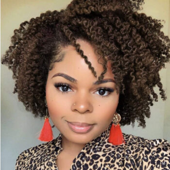 New African Small Volume Wig Europe and The United States Wig Female Short Curly Hair Partial Points Whole Top Chemical Fiber Head Set